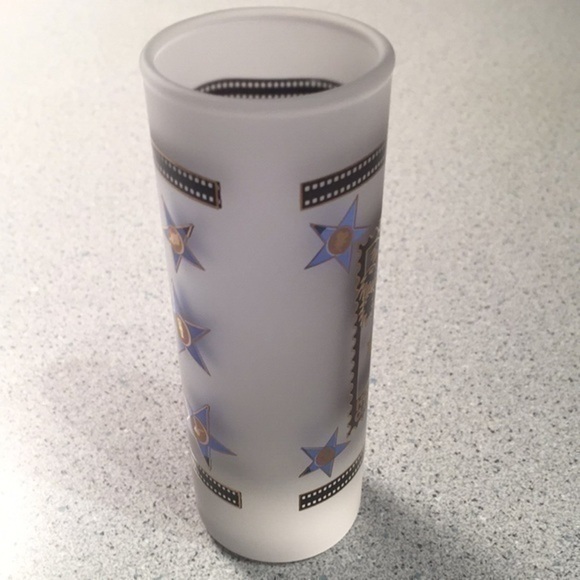 NEW Vintage Hollywood California Frosted 2 oz Tall Shooter Shot Glass - Picture 7 of 14